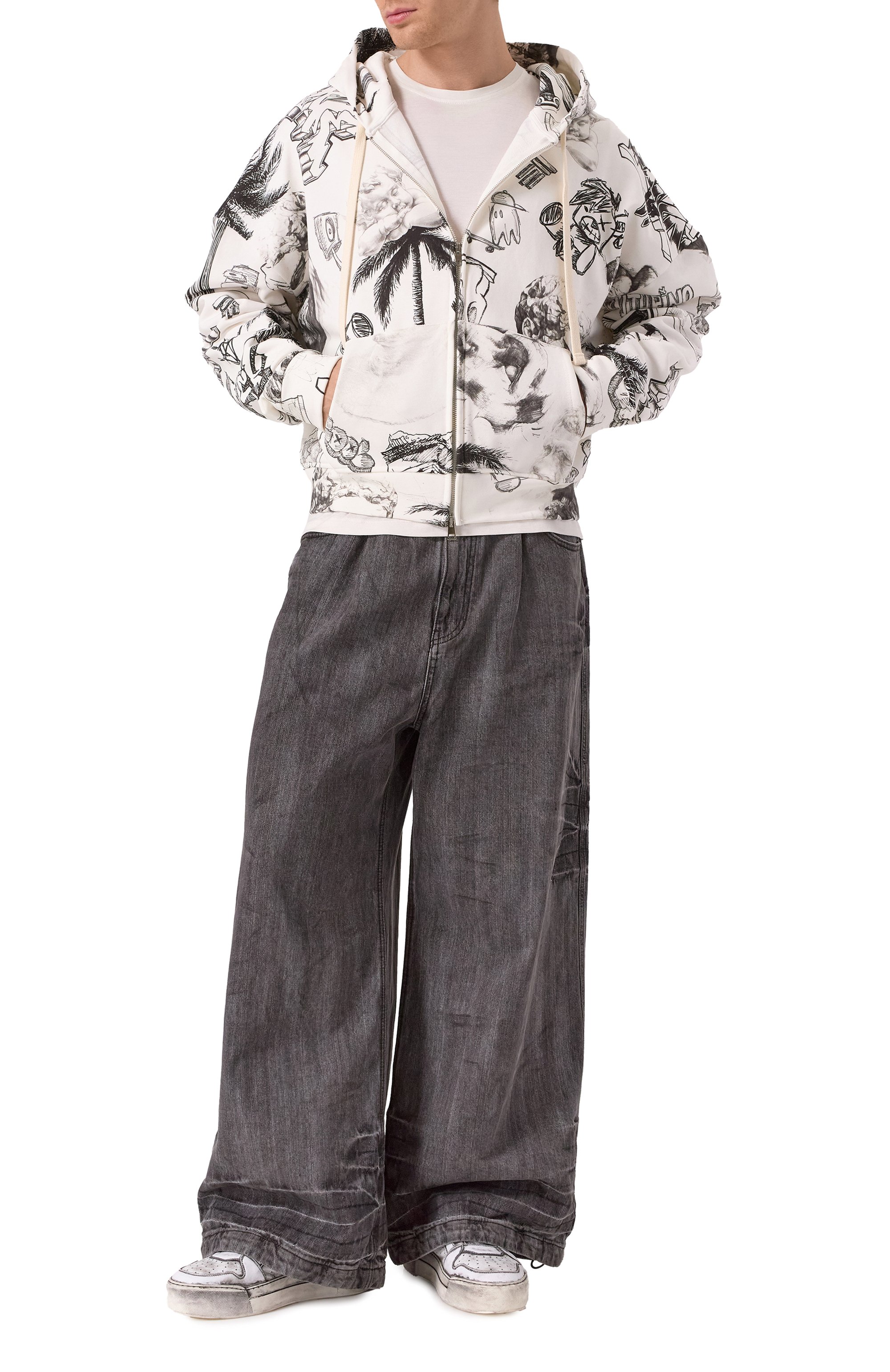 Хлопковая толстовка DIEGO VENTURINO, арт. DVFLZA0, фото 2