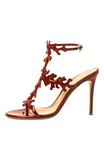 Кожаные босоножки ocean 95 GIANVITO ROSSI, арт. G32649.95RIC.NUIR0UG, фото 4