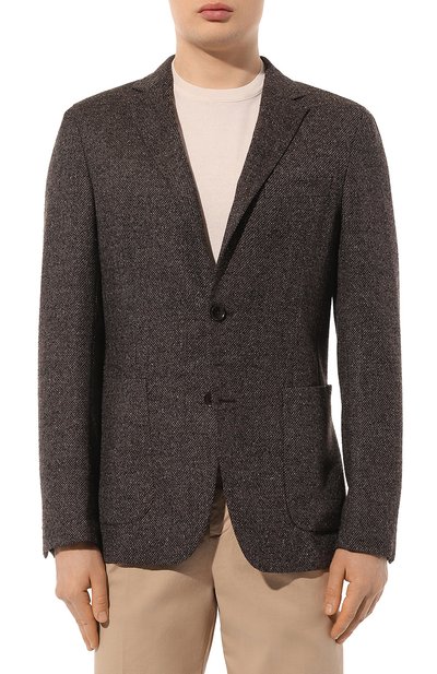 Пиджак из шерсти и шелка ZEGNA, арт. 1D7SG0/650706A6, фото 3