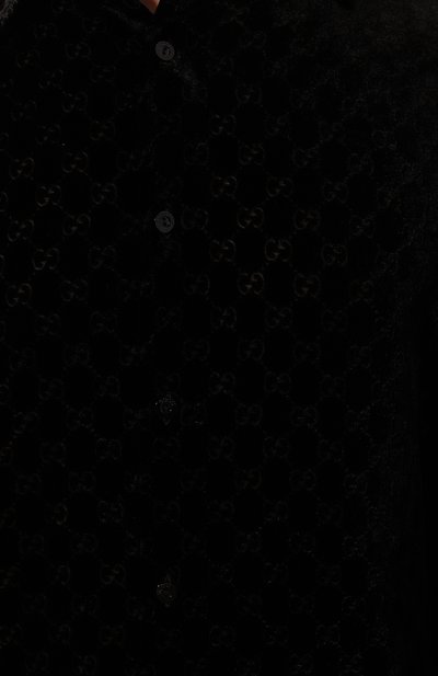 Рубашка из вискозы и шелка GUCCI, арт. 770263/ZAHGE, фото 5