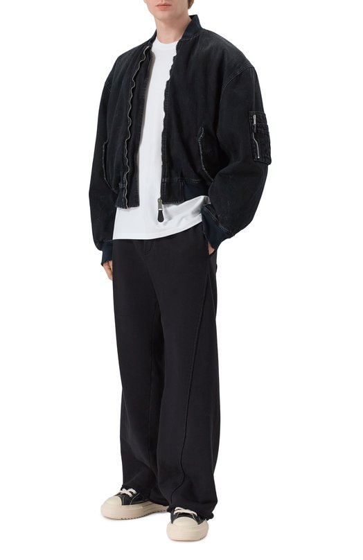Джинсовый бомбер Balenciaga 850058/TTW67 Чёрный  850058/TTW67 Фото 2