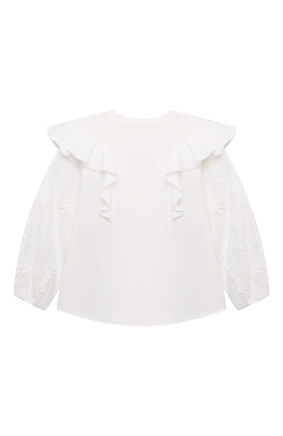 Хлопковая блузка CHLOÉ, арт. C15E16/2A-5A, фото 2