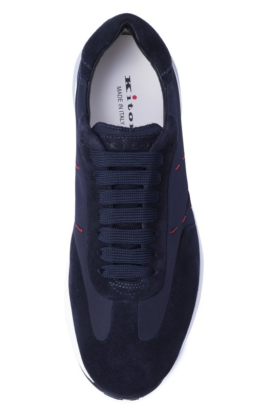 Комбинированные кроссовки Kiton USSA374N0133302 Синий  USSA374N0133302 Фото 6