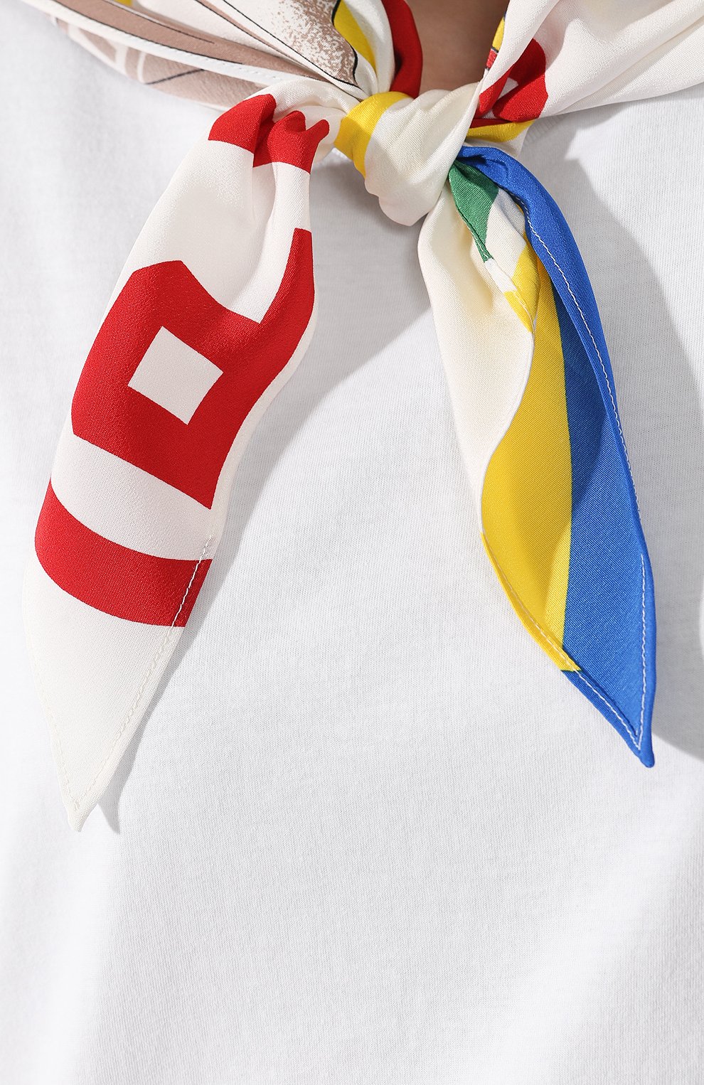 Хлопковая футболка POLO RALPH LAUREN белого цвета по цене 21200 руб., арт. 211734112, фото 5 Хлопковая футболка POLO RALPH LAUREN, арт. 211734112, фото 5