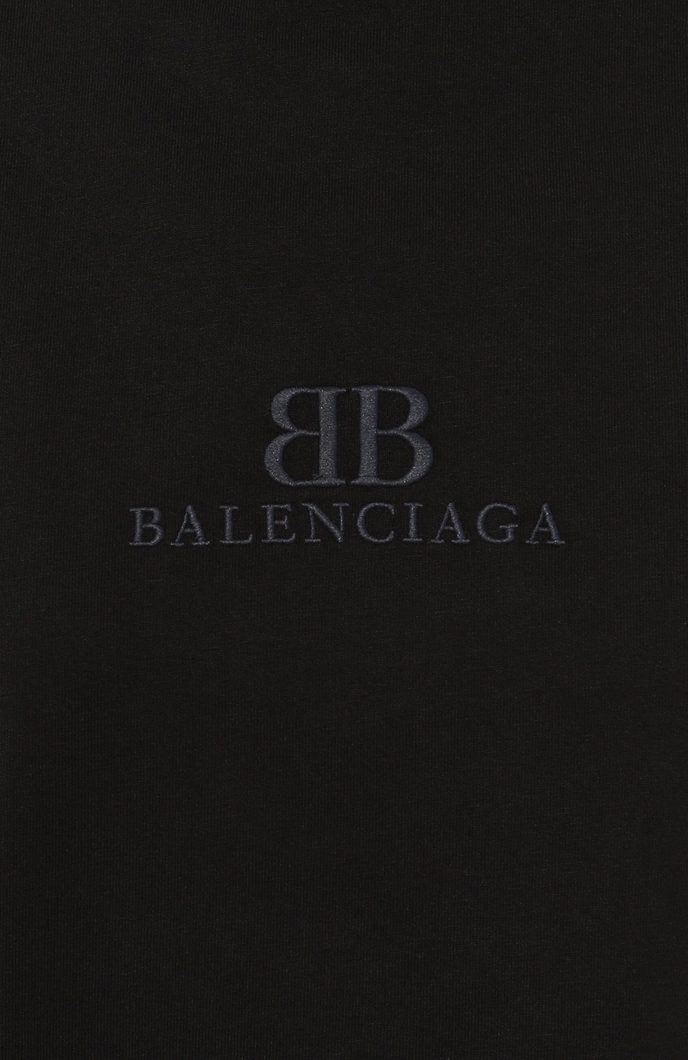 Хлопковая футболка BALENCIAGA черного цвета по цене 79150 руб., арт. 783399/TQVS8, фото 5 Хлопковая футболка BALENCIAGA, арт. 783399/TQVS8, фото 5