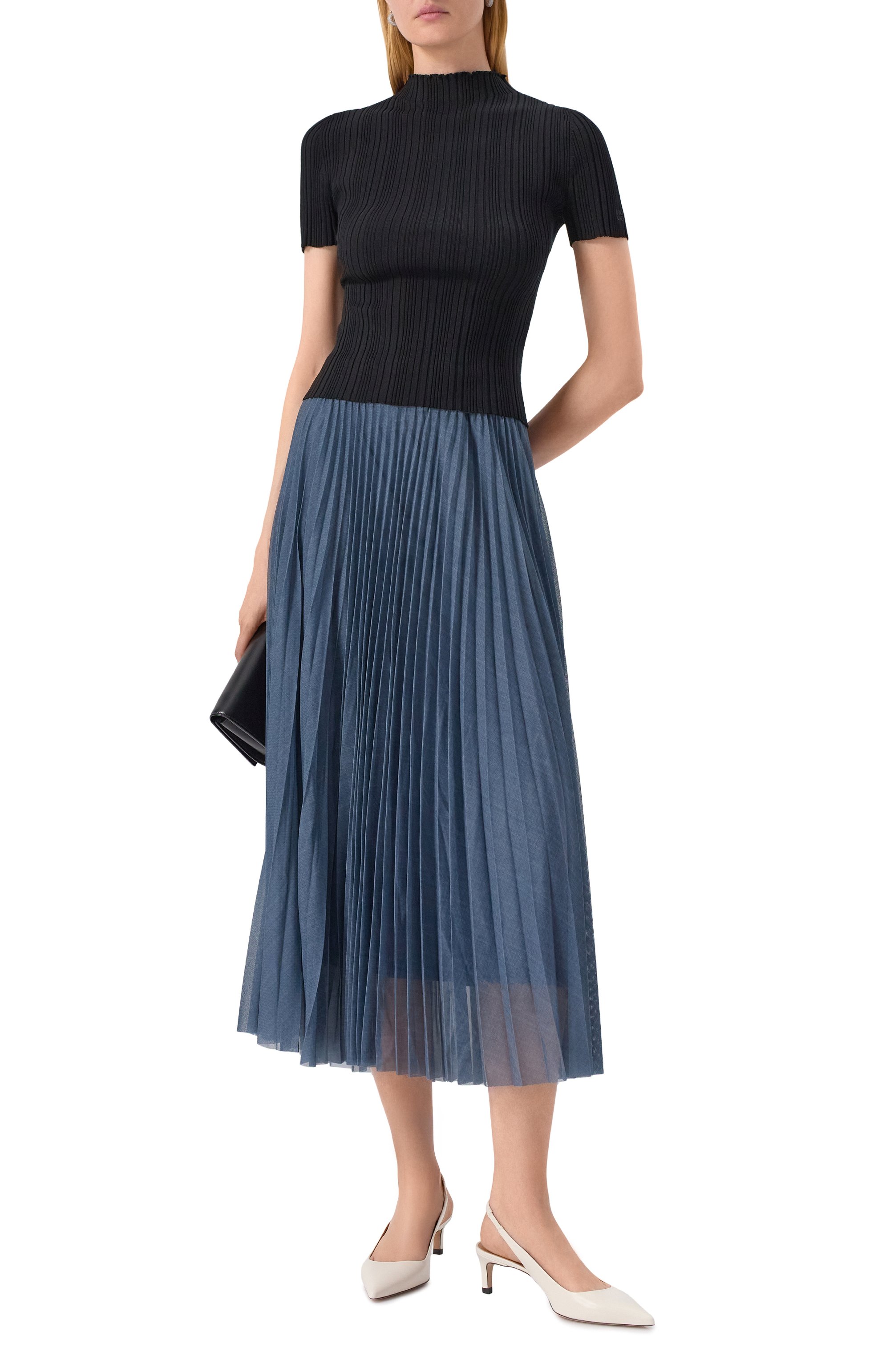 Плиссированная юбка BOSS, арт. 50543192, фото 2