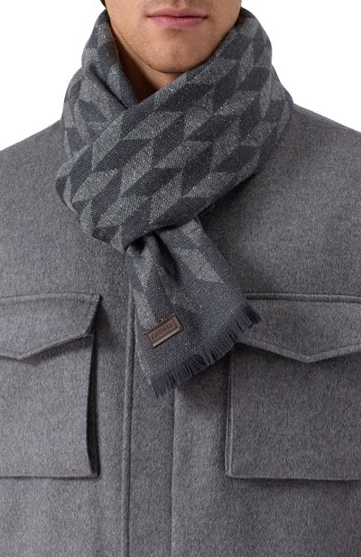 Шерстяной шарф CANALI, арт. 06/TF00325, фото 2