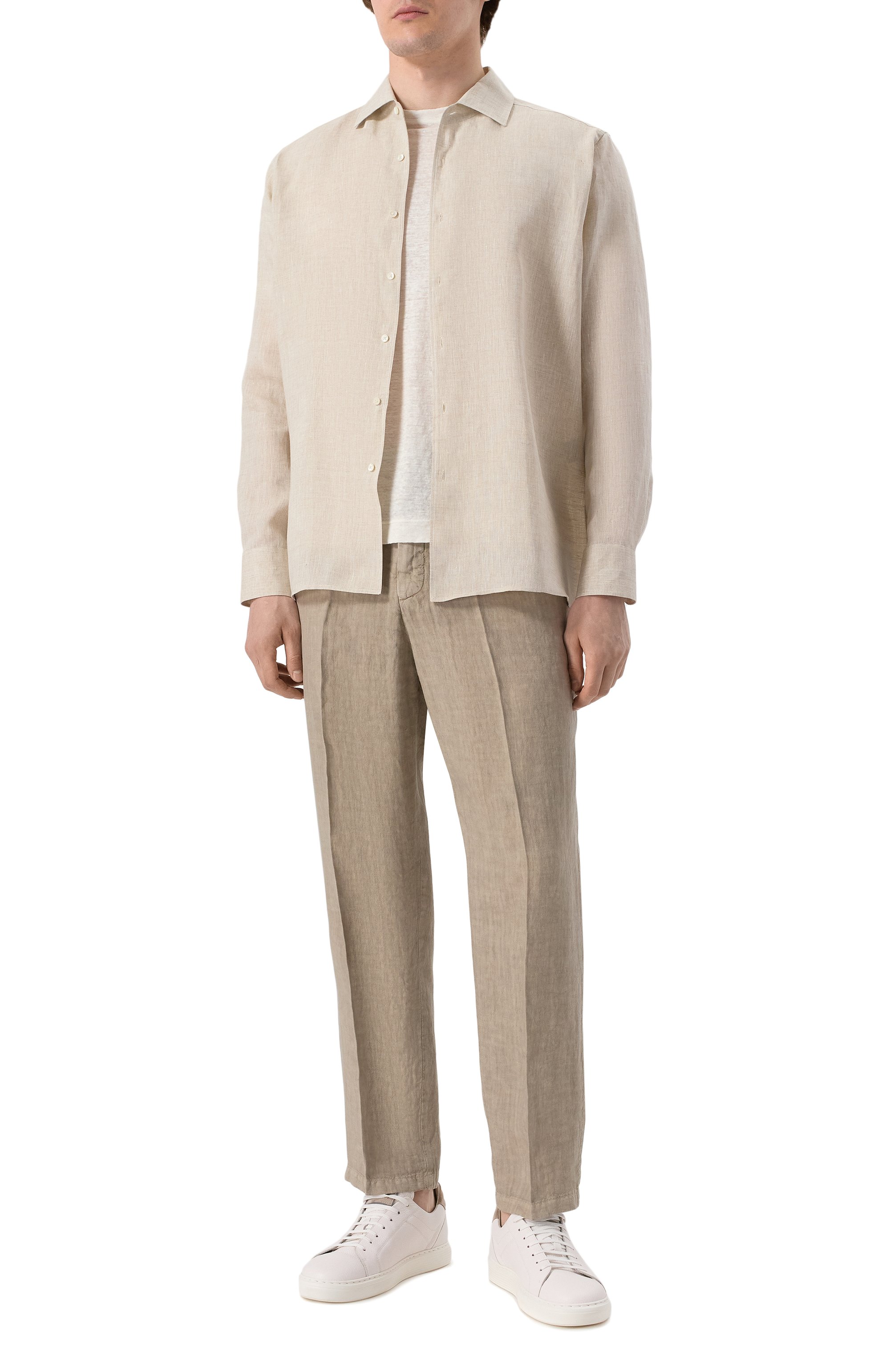 Льняная рубашка COLOMBO, арт. CM00375/T10553, фото 2