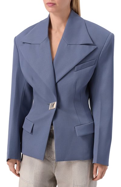 Шерстяной жакет THE ATTICO, арт. 247WCG63, фото 3