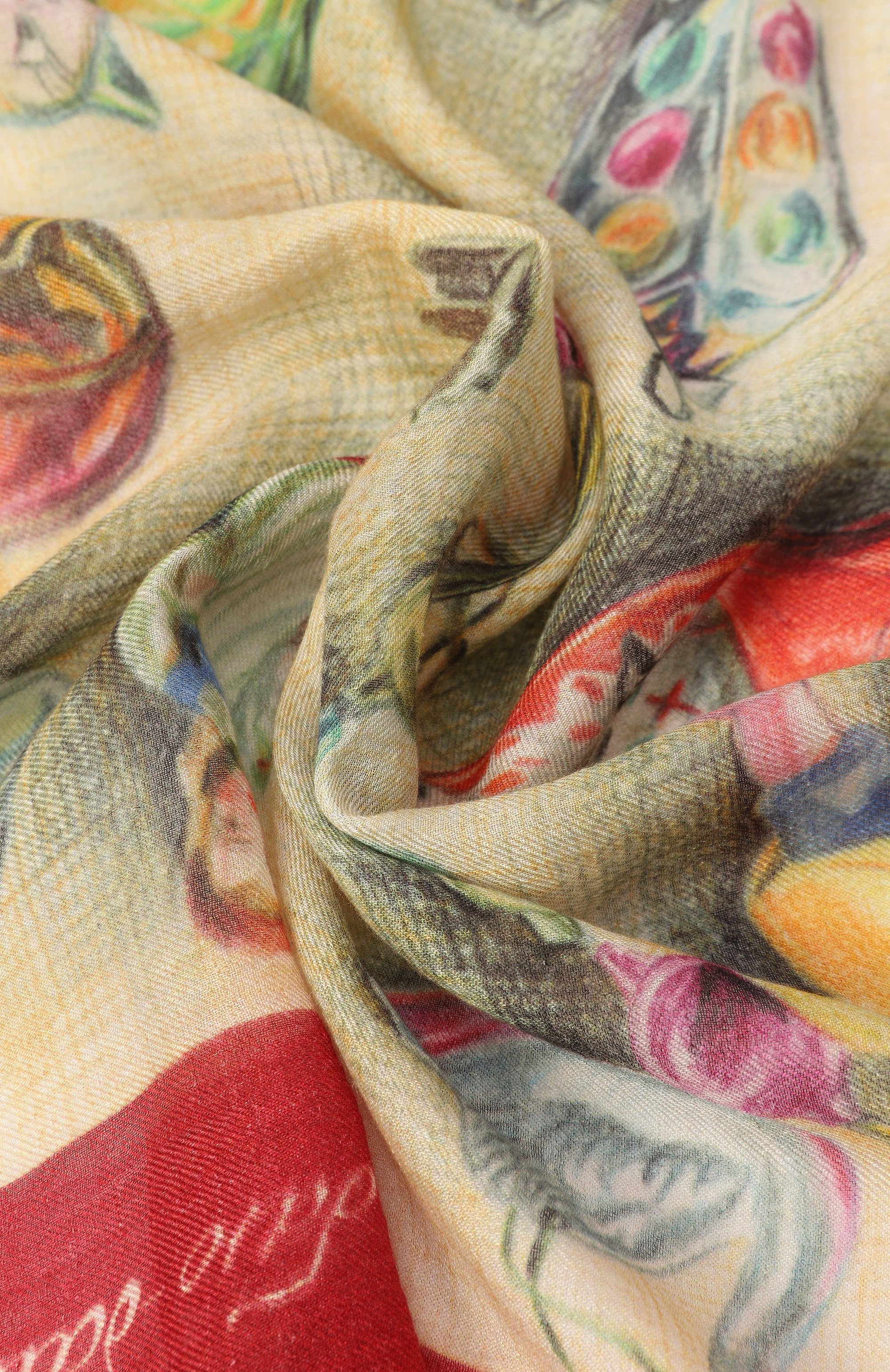 Палантин новогодние игрушки GOURJI, арт. 91245422/6251114, фото 3