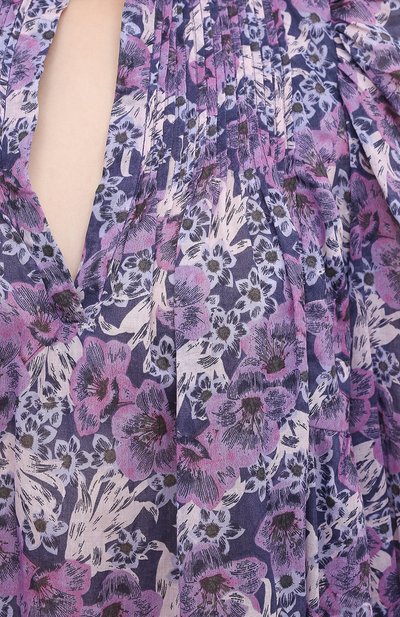 Хлопковое платье ISABEL MARANT ETOILE фиолетового цвета по цене 37200 руб., арт. R01591-21P009E/VIRGINIE, фото 5 Хлопковое платье ISABEL MARANT ETOILE, арт. R01591-21P009E/VIRGINIE, фото 5