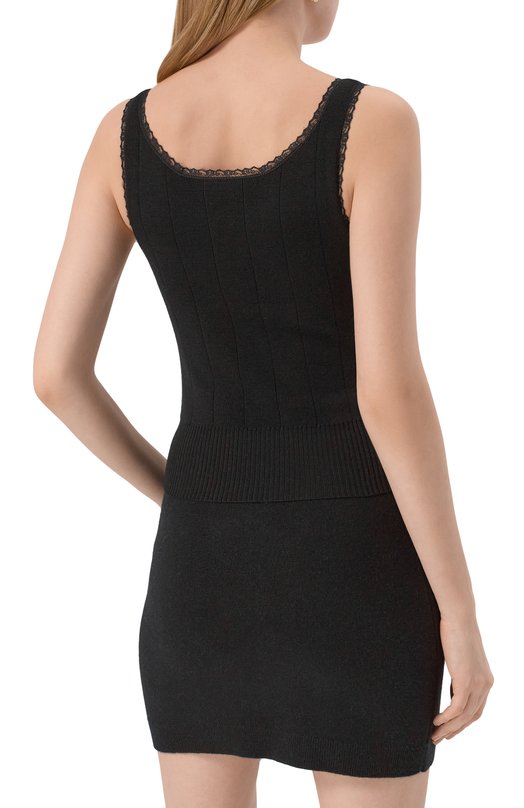 Шерстяной топ Moschino A0881/5401 Чёрный  A0881/5401 Фото 4