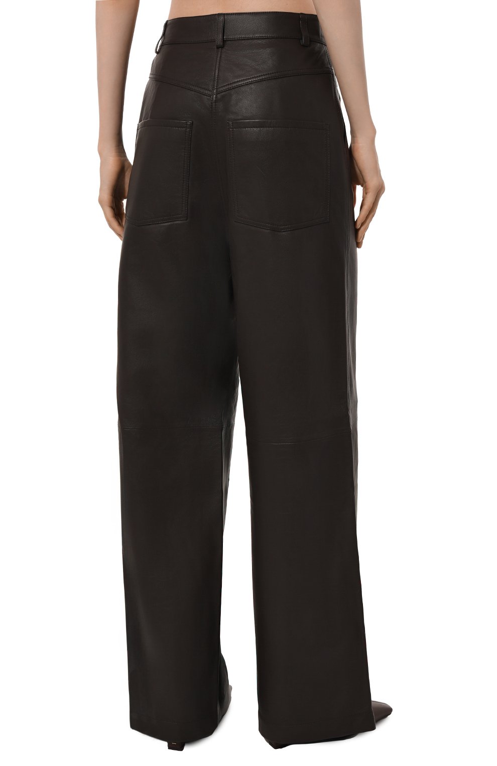 Кожаные брюки YVES SALOMON, арт. 25WYP202XXAPXX, фото 4