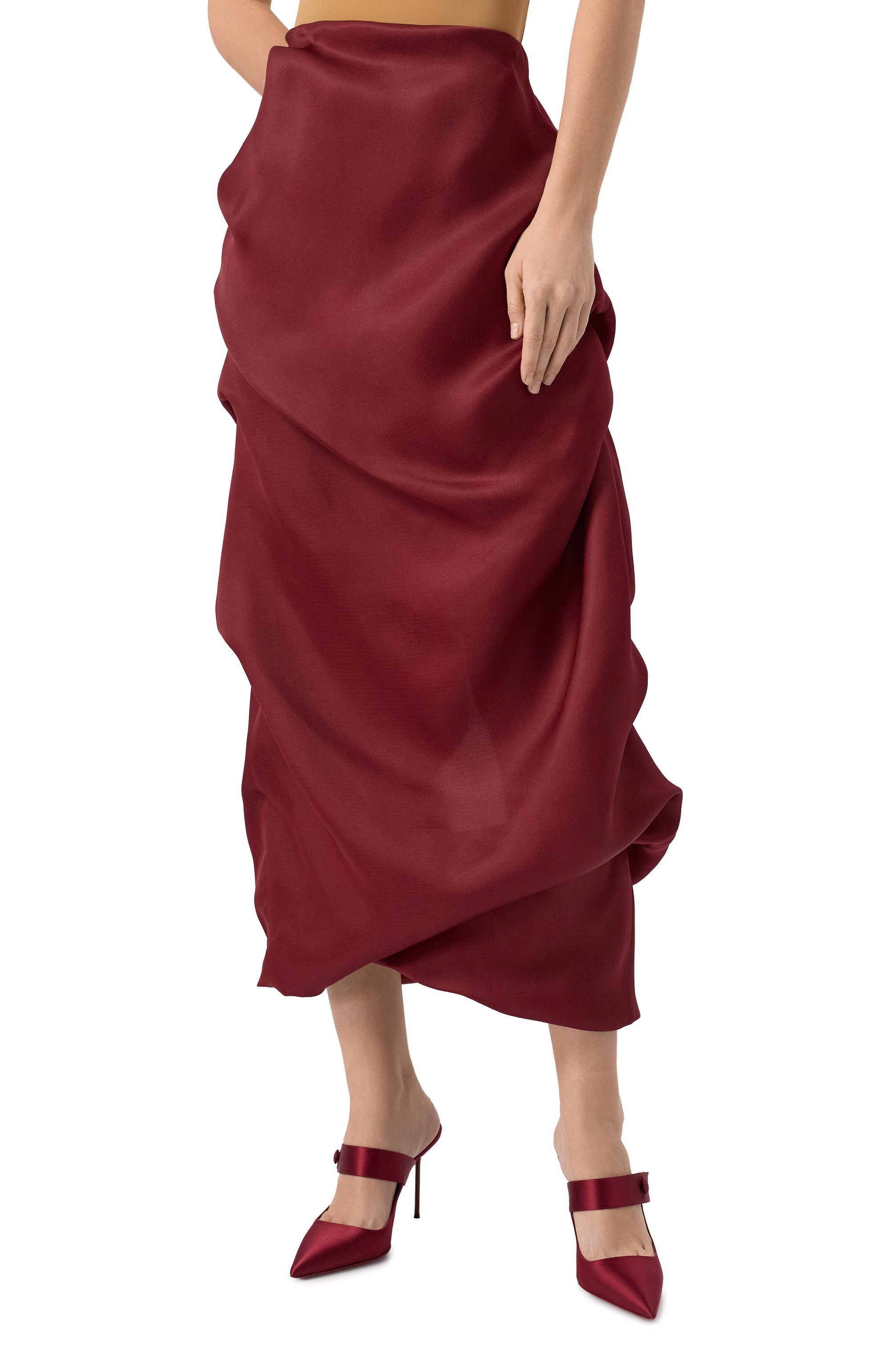 Шелковая юбка KHAITE, арт. 4138386/0LULA, фото 3