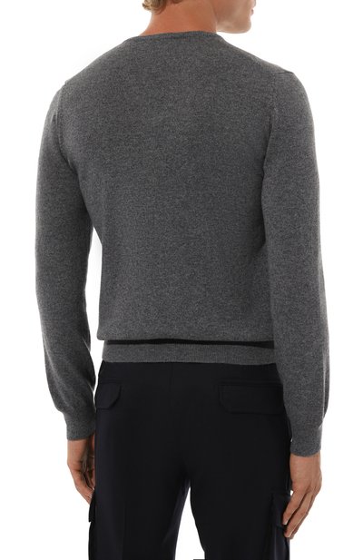 Кашемировый пуловер GRAN SASSO темно-серого цвета по цене 53550 руб., арт. 55115/15590, фото 4 Кашемировый пуловер GRAN SASSO, арт. 55115/15590, фото 4
