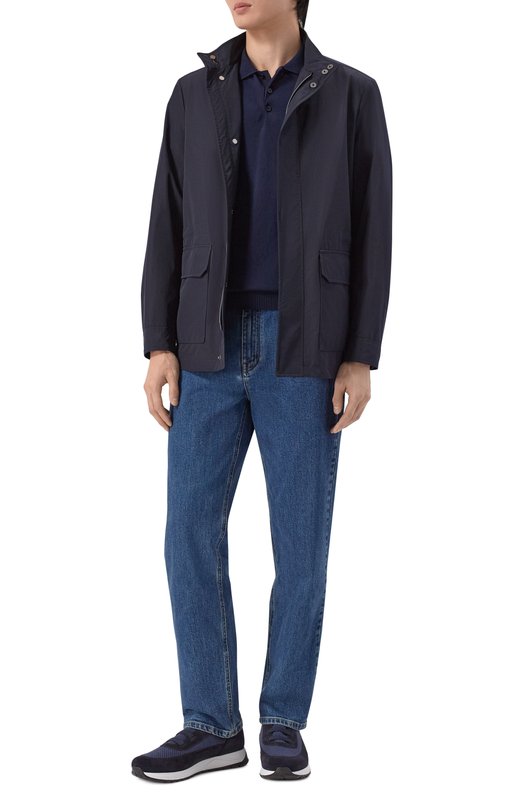 Комбинированные кроссовки Doucal's DU3318SYDNPZ846N Синий  DU3318SYDNPZ846N Фото 2