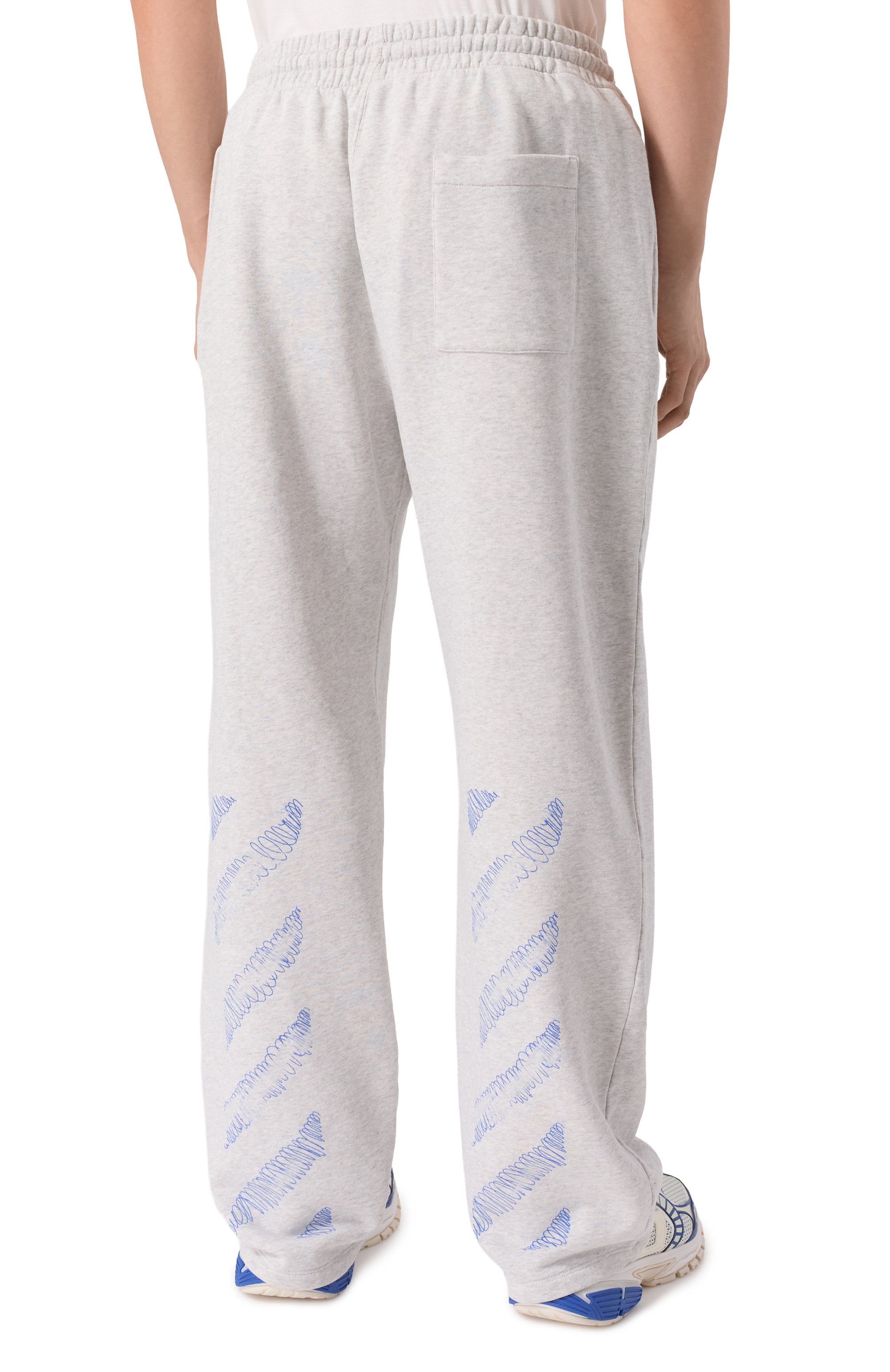 Хлопковые брюки OFF-WHITE, арт. 0MCH05AF25FLE002, фото 4