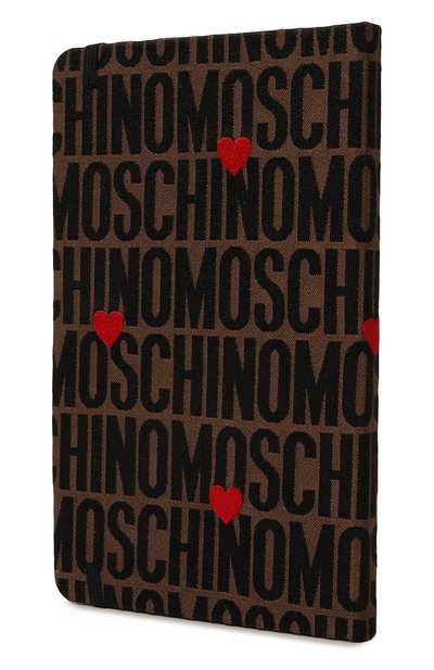 Блокнот MOSCHINO темно-коричневого цвета по цене 6610 руб., арт. A7718/8317, фото 2 Блокнот MOSCHINO, арт. A7718/8317, фото 2