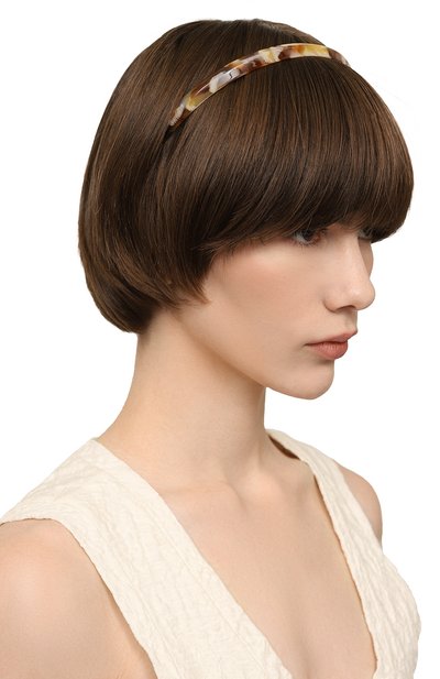 Ободок для волос archi chic ALEXANDRE DE PARIS бежевого цвета по цене 15040 руб., арт. AHB-18070-02A23 RB, фото 2 Ободок для волос archi chic ALEXANDRE DE PARIS, арт. AHB-18070-02A23 RB, фото 2