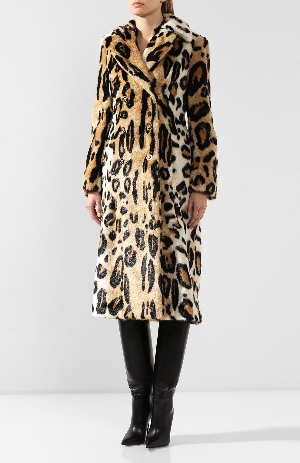 Шуба из экомеха VERSACE, арт. A83186/A230459, фото 3