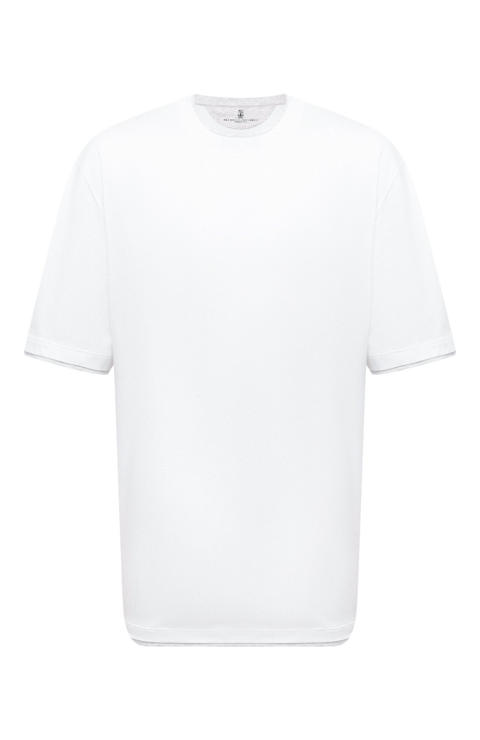 Хлопковая футболка BRUNELLO CUCINELLI, арт. M0B137427W, фото 1