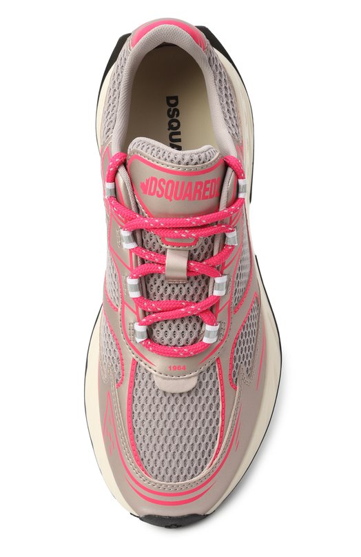 Комбинированные кроссовки Sprinter Dsquared2 SNW0296 Розовый  SNW0296 Фото 6