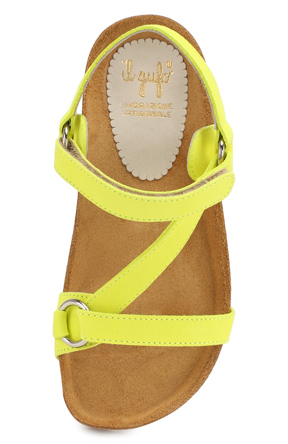 Кожаные сандалии IL GUFO, арт. G568/NABUK FLU0/27-30, фото 4