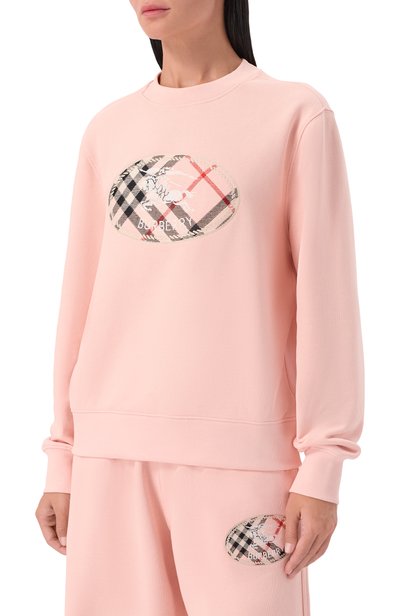 Хлопковый свитшот BURBERRY, арт. 8128061, фото 3