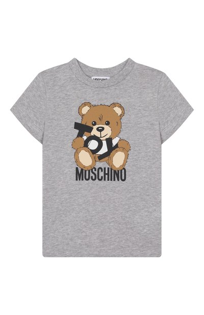 Хлопковая футболка MOSCHINO, арт. H9M04K/LAA03/4-8