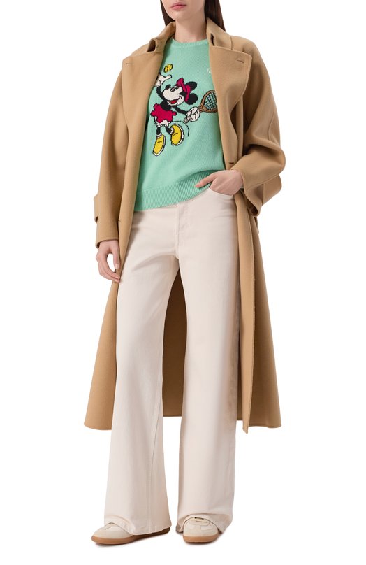 Свитер из шерсти и вискозы MC2 Saint Barth QUE0010-04127I/NEW QUEEN Зелёный  QUE0010-04127I/NEW QUEEN Фото 2