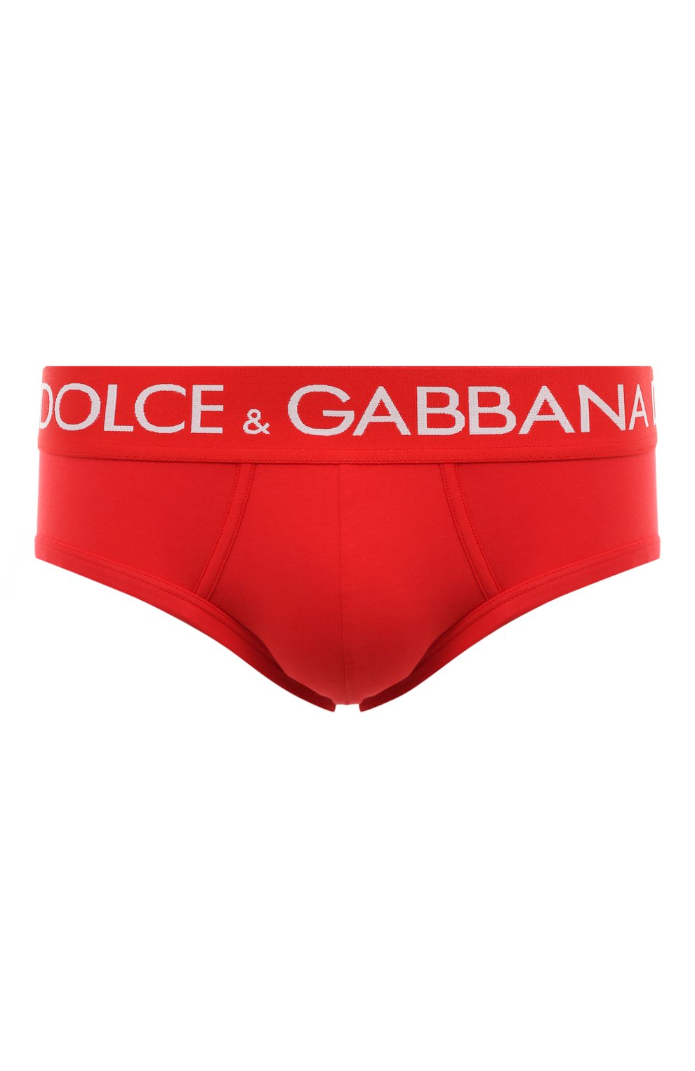 Хлопковые брифы DOLCE & GABBANA красного цвета по цене 7370 руб., арт. M3E04J/FUEB0, фото 1 Хлопковые брифы DOLCE & GABBANA, арт. M3E04J/FUEB0, фото 1
