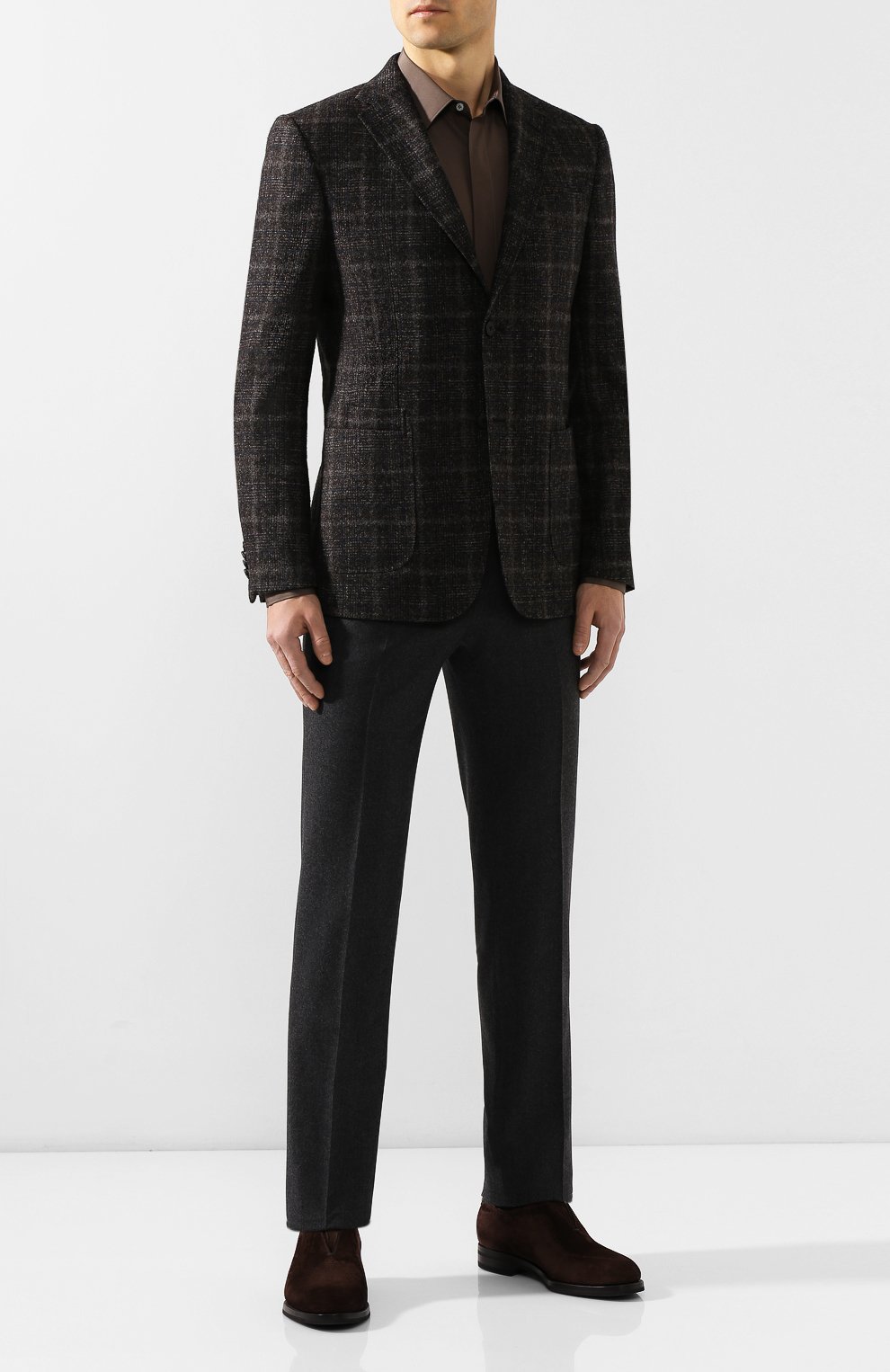 Замшевые лоферы KITON, арт. USSMARIN00139, фото 2