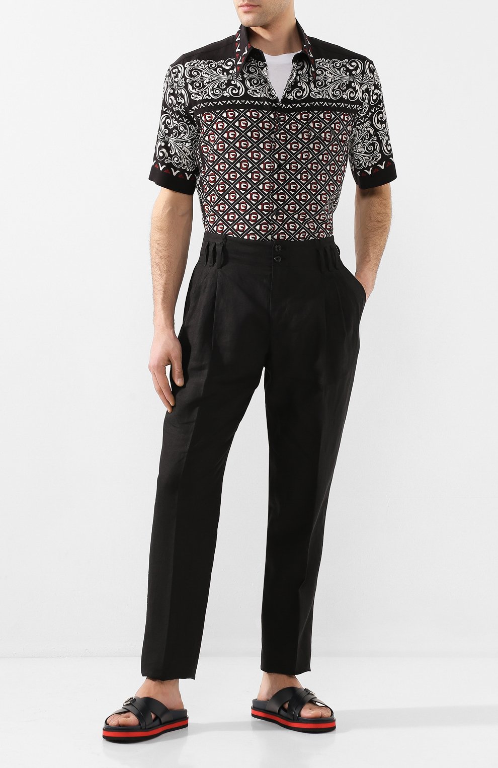 Кожаные шлепанцы RALPH LAUREN, арт. 815795858, фото 2