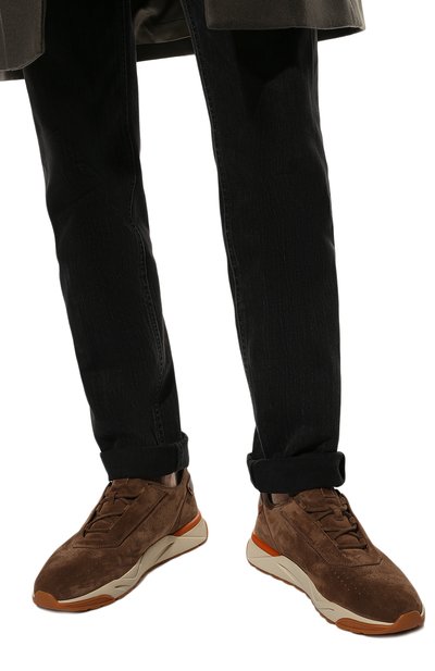 Замшевые кроссовки SANTONI, арт. MBIM21783WG0PRAUS50, фото 3