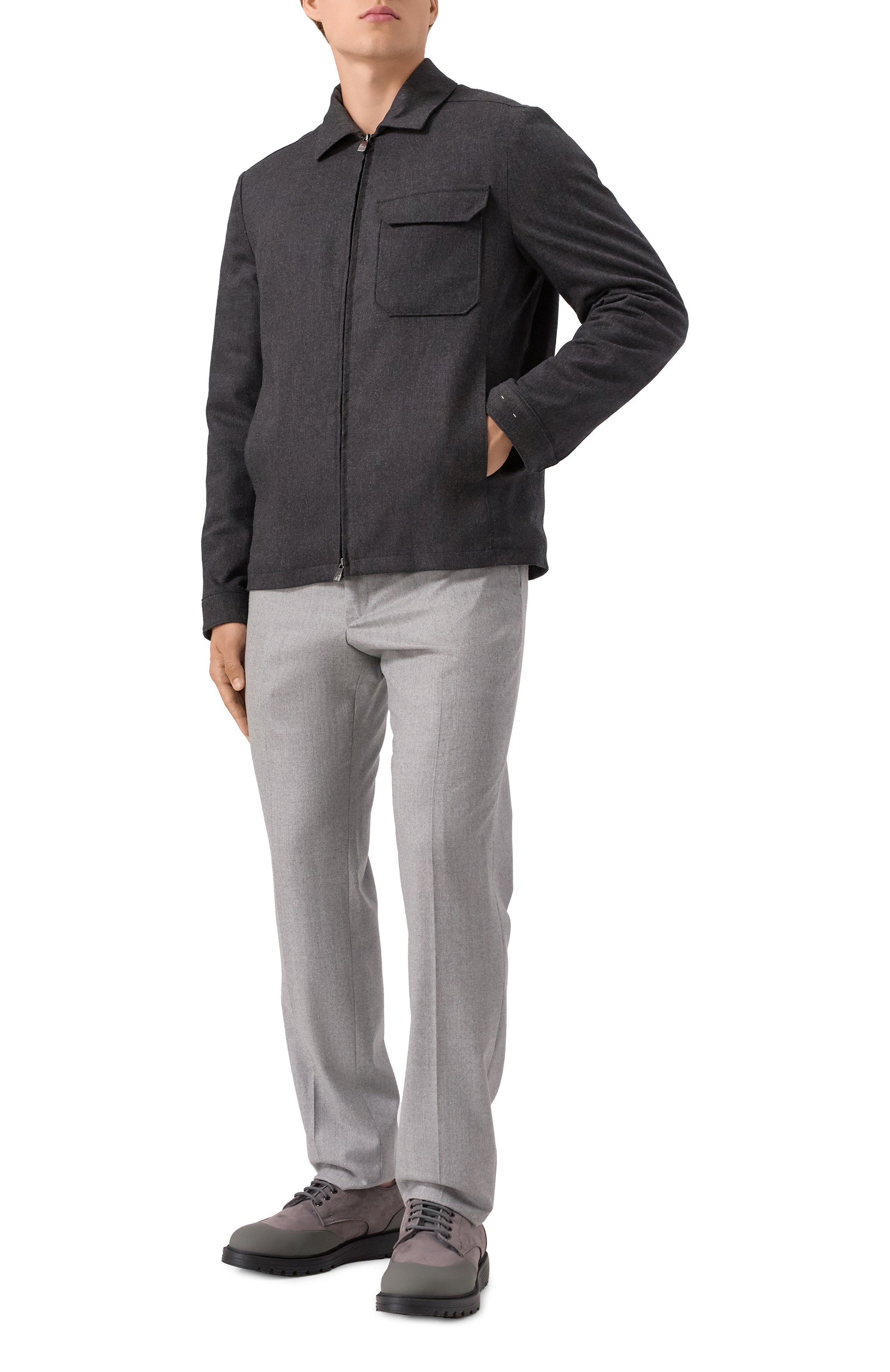 Дерби из нубука CAMERLENGO, арт. 16375/M0RBID0NE M0NT0NE, фото 2