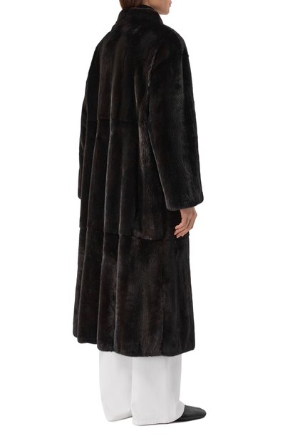 Шуба из норки РУССКИЙ МЕХ черного цвета по цене 1850000 руб., арт. 44 РМ BLACKGLAMA, фото 4 Шуба из норки РУССКИЙ МЕХ, арт. 44 РМ BLACKGLAMA, фото 4