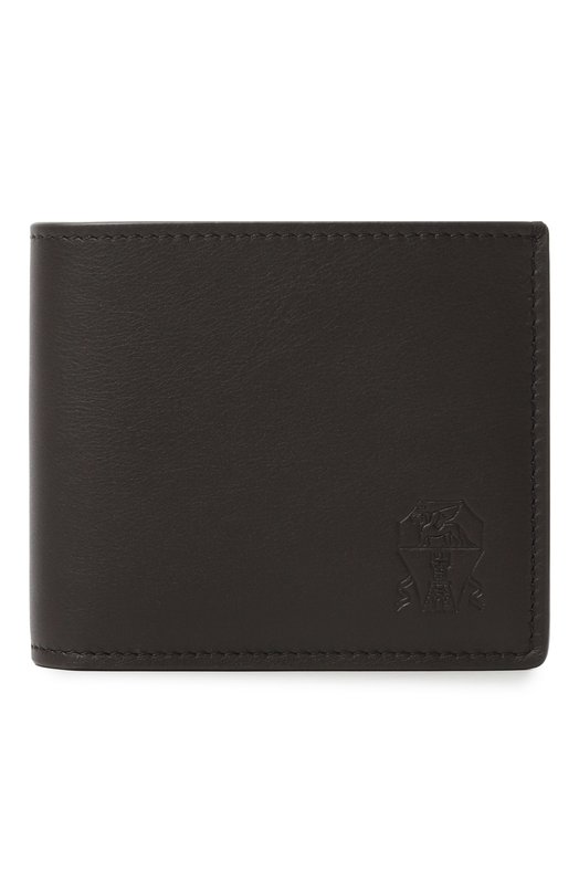 Кожаное портмоне Brunello Cucinelli MWZNBU006 Коричневый MWZNBU006
