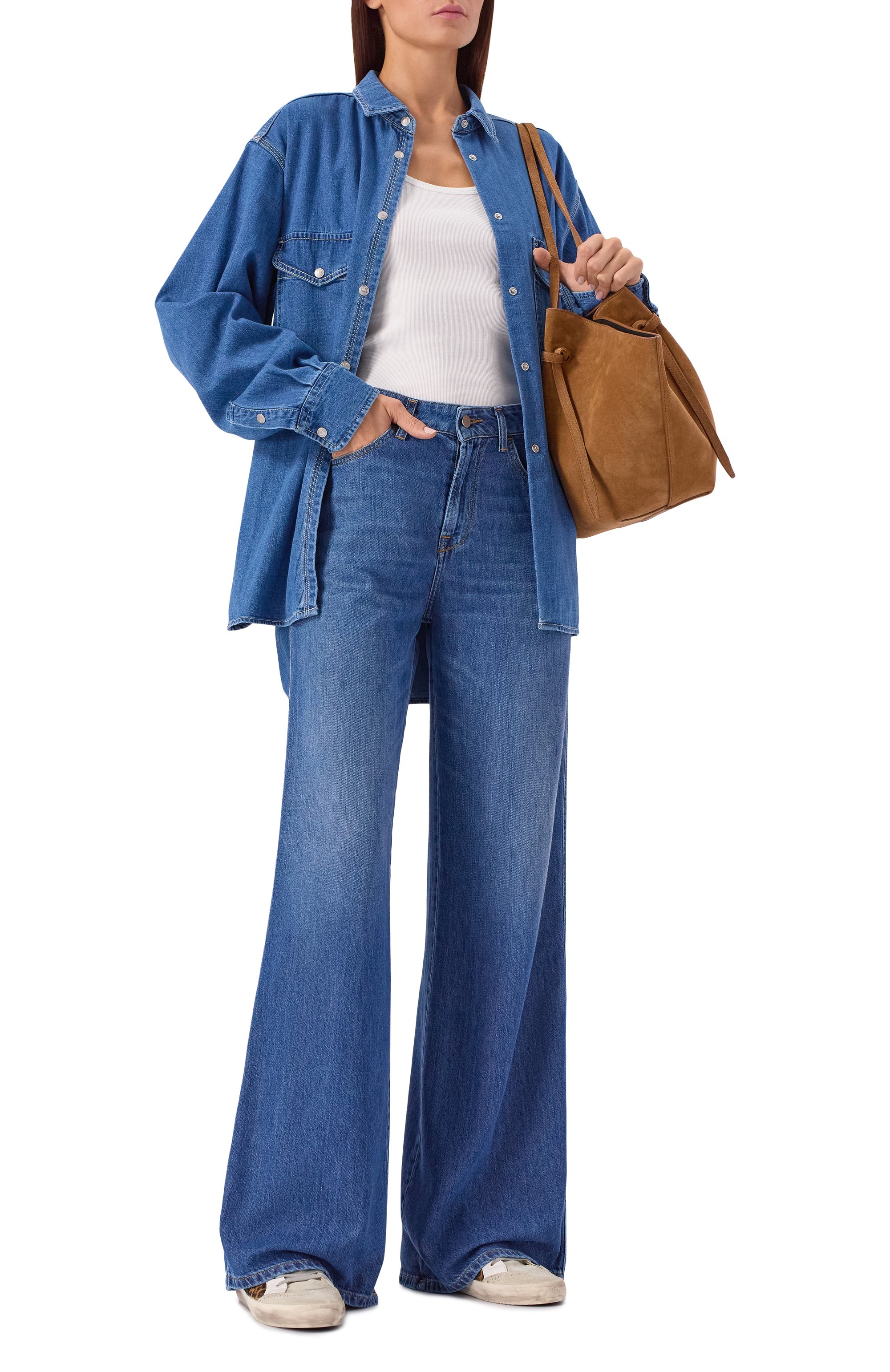 Кожаные кеды mid star GOLDEN GOOSE DELUXE BRAND, арт. GWF00122.F003766, фото 3