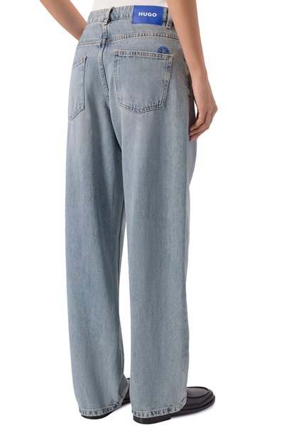 Джинсы HUGO BLUE голубого цвета по цене 16450 руб., арт. 50557383, фото 4 Джинсы HUGO BLUE, арт. 50557383, фото 4