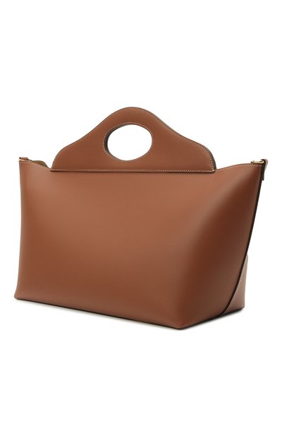 Сумка-тоут pocket bag small BURBERRY коричневого цвета по цене 199500 руб., арт. 8041746, фото 4 Сумка-тоут pocket bag small BURBERRY, арт. 8041746, фото 4