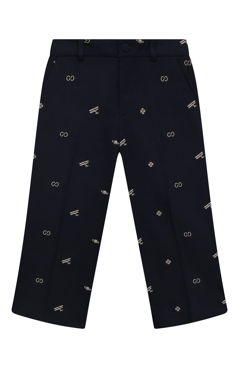 Хлопковые брюки GUCCI, арт. 626210 XWAKM, фото 1