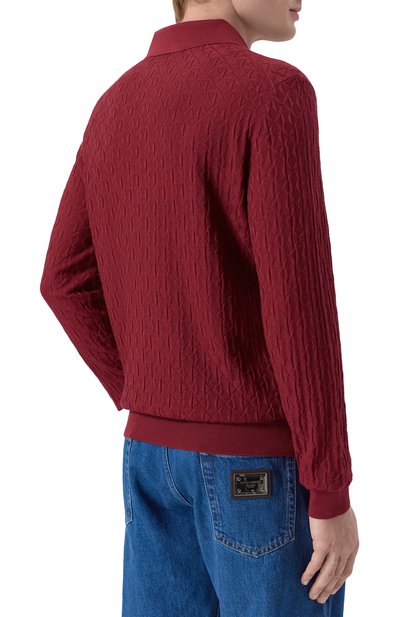 Шелковое поло DOLCE & GABBANA, арт. GXZ25Z/JBS0E, фото 4