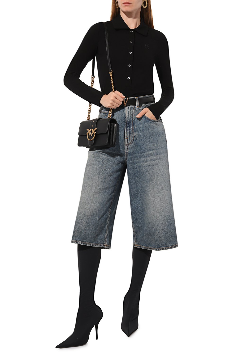 Поло из вискозы PINKO, арт. 104166/A1DE, фото 2