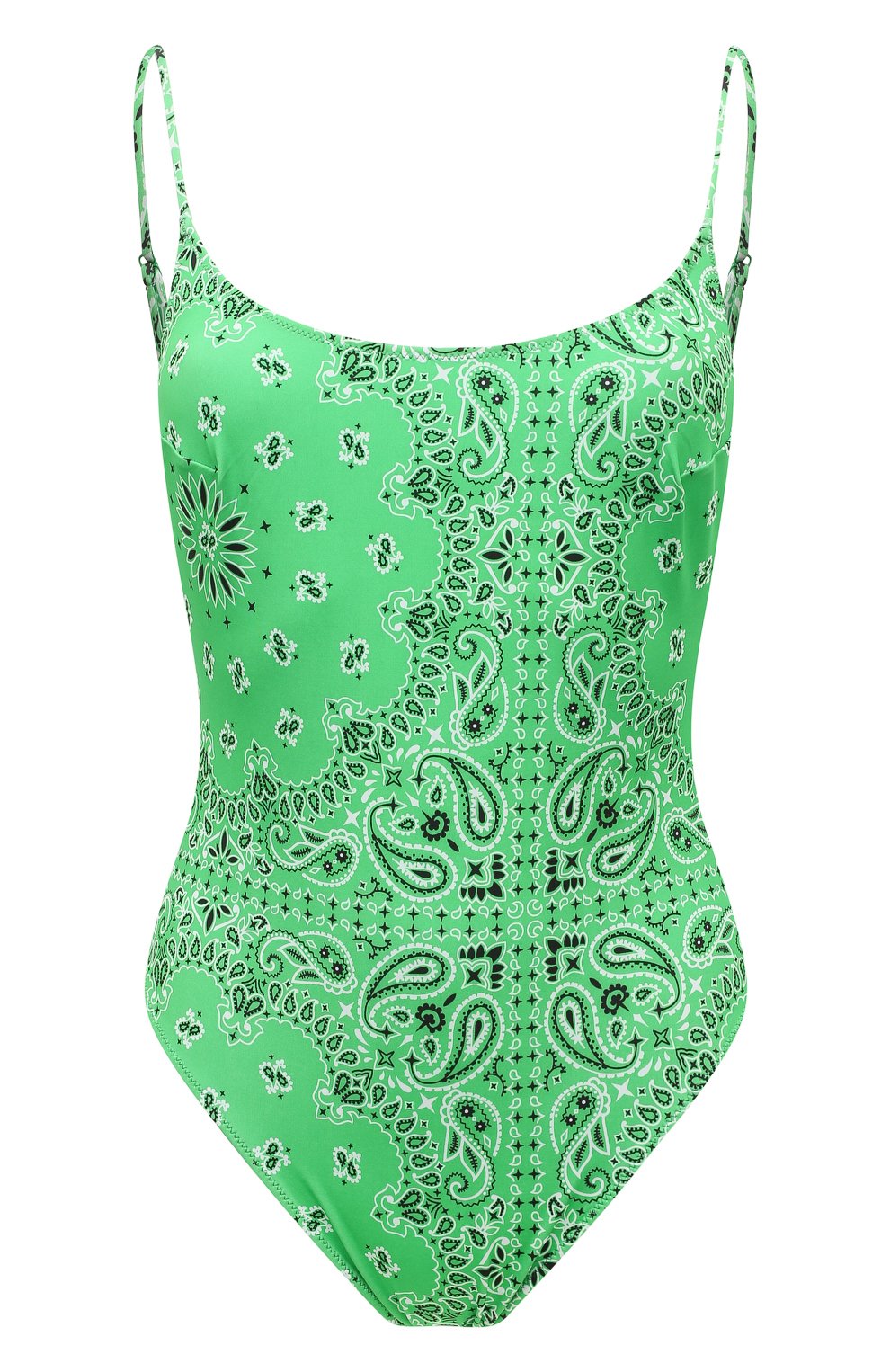 Слитный купальник MC2 SAINT BARTH зеленого цвета по цене 12650 руб., арт. STBW/CECILLE/00325D, фото 1 Слитный купальник MC2 SAINT BARTH, арт. STBW/CECILLE/00325D, фото 1