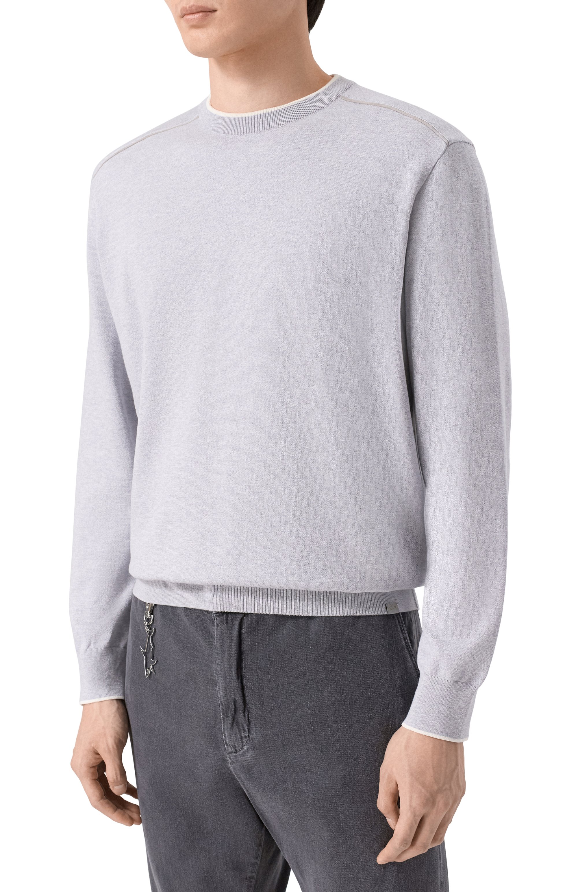 Джемпер из шелка и хлопка PAUL&SHARK, арт. 26411520, фото 3