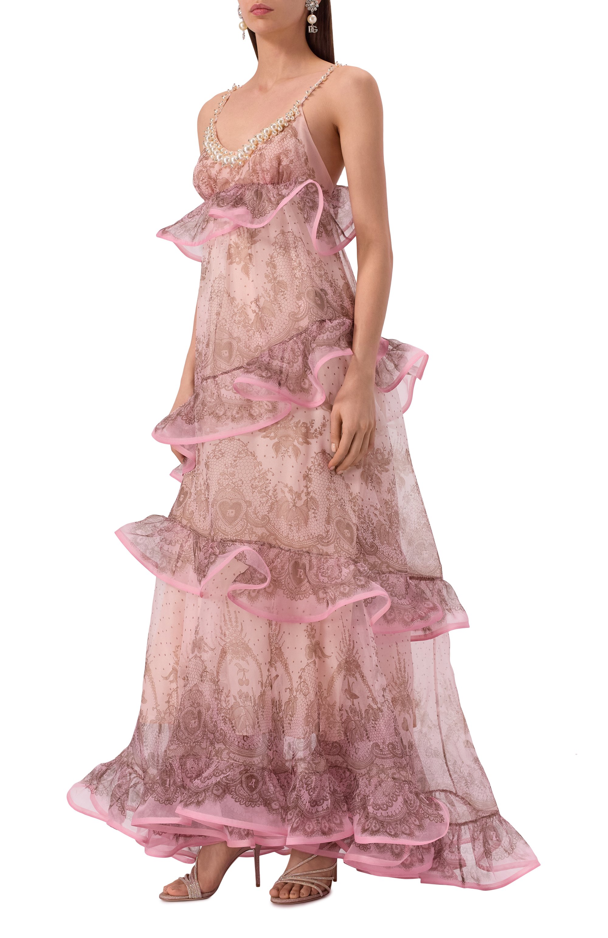 Шелковое платье ZIMMERMANN розового цвета по цене 588000 руб., арт. 2149DR251, фото 3 Шелковое платье ZIMMERMANN, арт. 2149DR251, фото 3