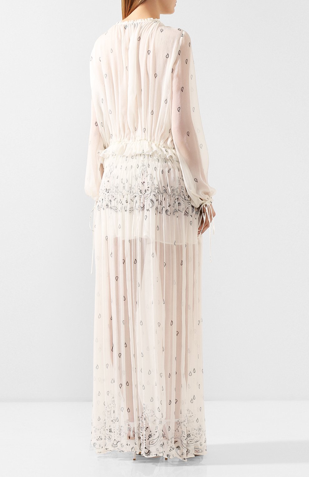 Шелковое платье AMIRI, арт. Y0W08237CH, фото 4