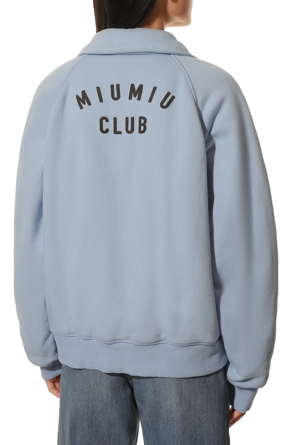 Хлопковый бомбер MIU MIU, арт. MJL780-1IG3-F0076, фото 4