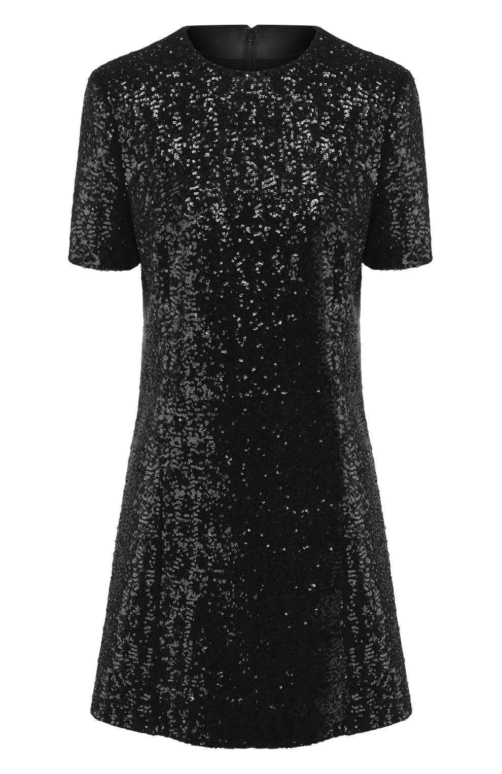 Платье с пайетками SAINT LAURENT черного цвета по цене 286000 руб., арт. 582689/Y401V, фото 1 Платье с пайетками SAINT LAURENT, арт. 582689/Y401V, фото 1