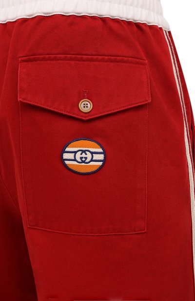  Хлопковые джоггеры GUCCI, арт. 653392/ZAGP0, фото 5